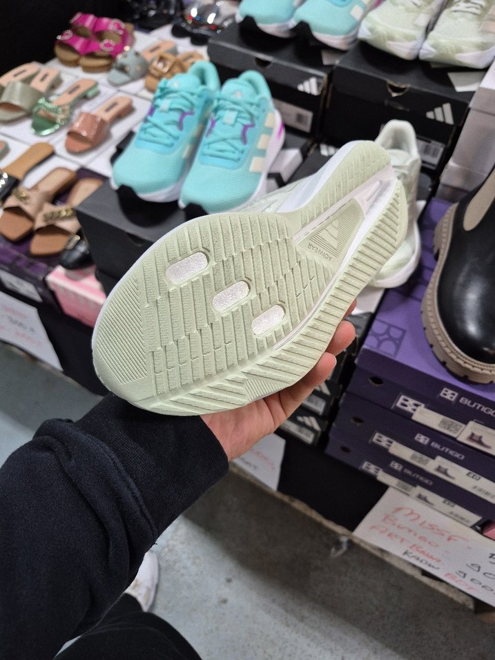 Beyaz Bağcıklı kadın Spor Ayakkabı - Görsel 4