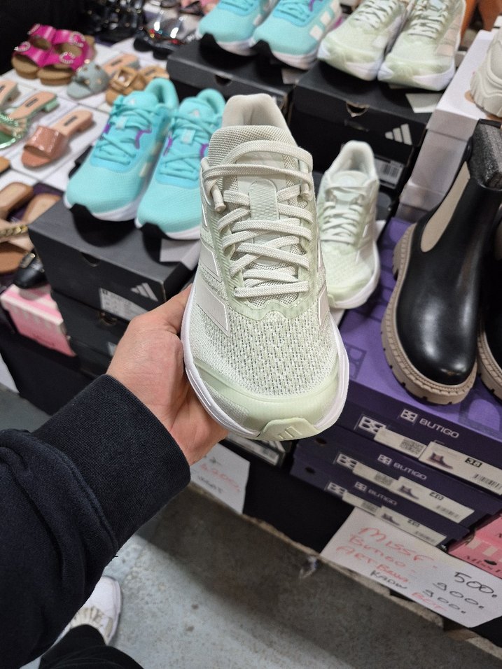 Beyaz Bağcıklı kadın Spor Ayakkabı - Görsel 2