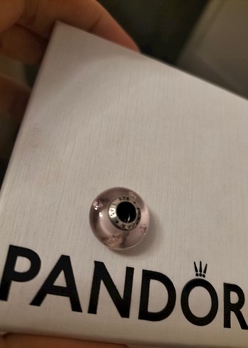 Mavi -lila- açık pembe Boncuklu Pandora Charm - Görsel 8