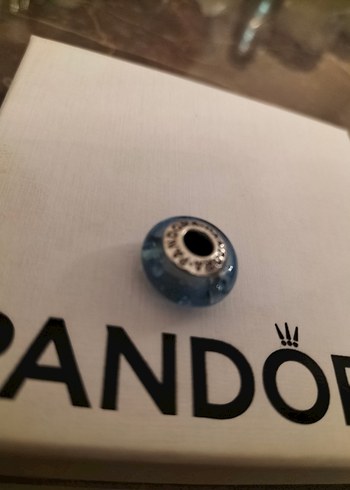 Mavi -lila- açık pembe Boncuklu Pandora Charm - Görsel 4