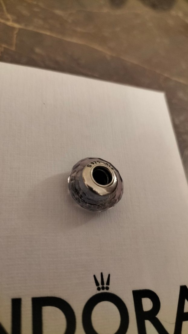 Mavi -lila- açık pembe Boncuklu Pandora Charm - Görsel 2