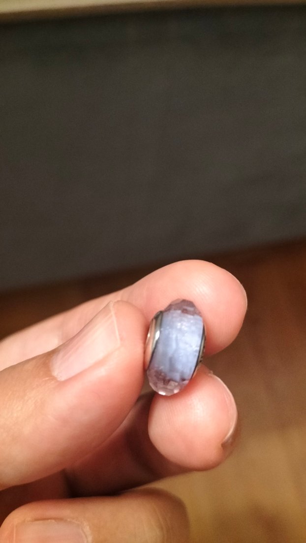 Mavi -lila- açık pembe Boncuklu Pandora Charm - Görsel 3