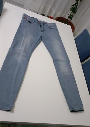 Gri Kadın Denim Jean Pantolon