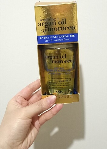 Ogx Argan kırılma karşıtıci saç yağı