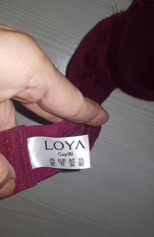 m Beden bordo Renk Loya Çamaşır 