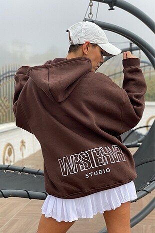 Acı Kahve Unisex Oversize Sweatshirt