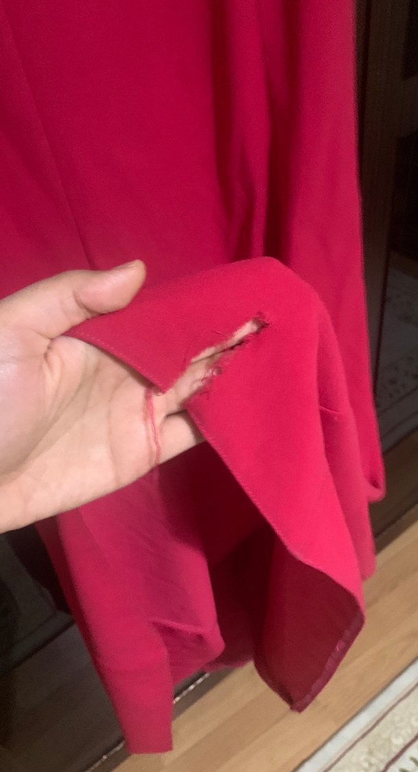 Pembe İşlemeli Uzun Abiye Elbise - Görsel 3