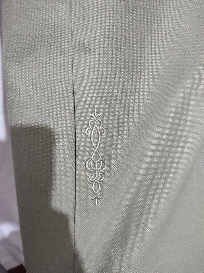 V Yaka Düğmeli Kadın Ofis ceket - Görsel 4