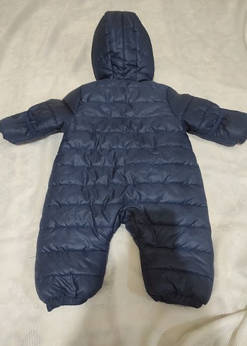 Koyu Mavi Fermuarlı Bebek Tulumu - Görsel 2