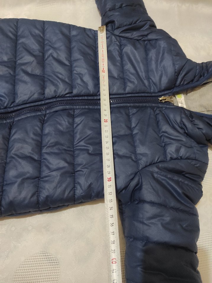 Koyu Mavi Fermuarlı Bebek Tulumu - Görsel 4