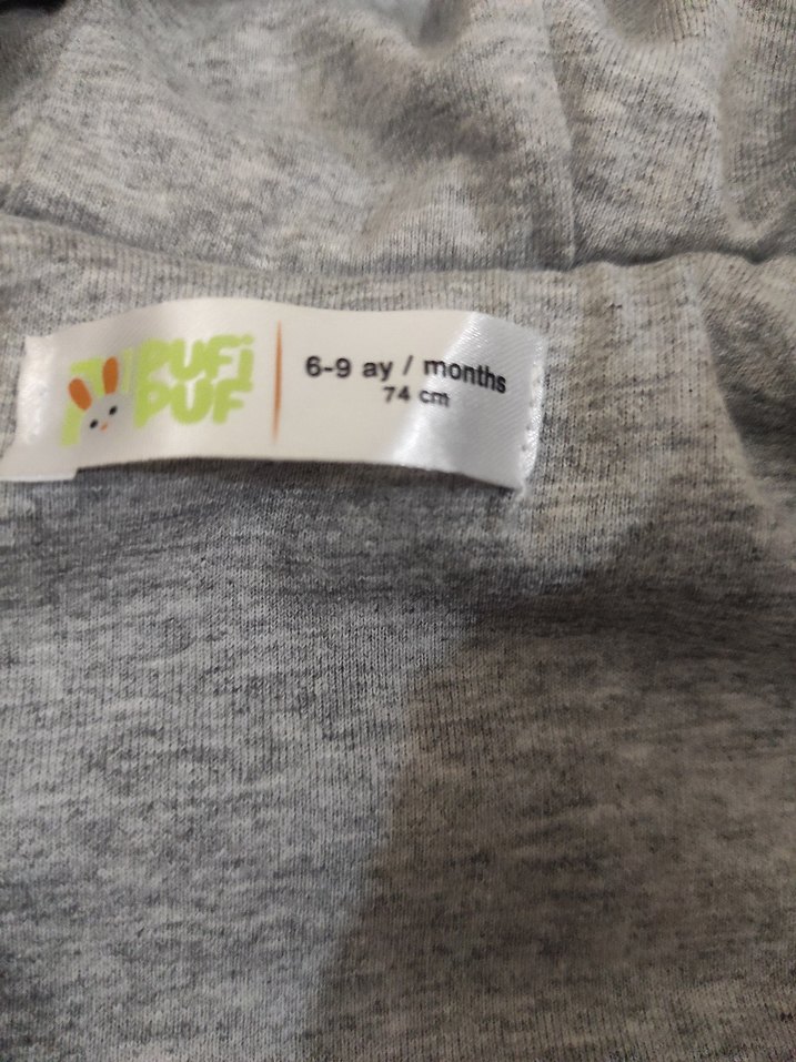 Koyu Mavi Fermuarlı Bebek Tulumu - Görsel 3