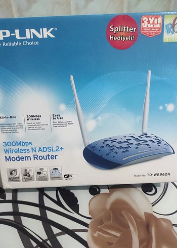 Tp-link 300Mbps Kablosuz ADSL2+ Modem Router