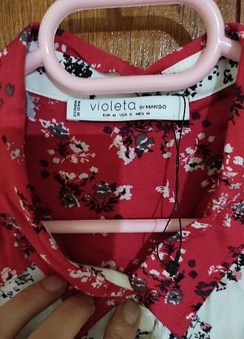 m Beden çeşitli Renk Violetta kadın yazlık gömlek 