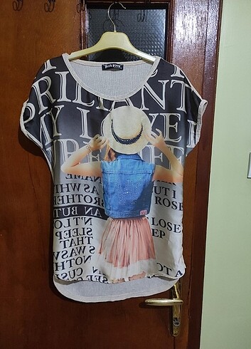 Pink poem kadın t-shirt S/M uyumludur