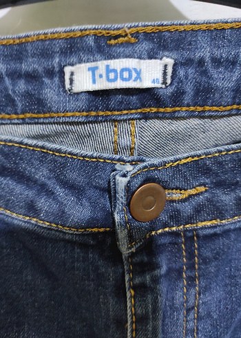 40 Beden Mavi Kadın Denim Regular Fit Pantolon