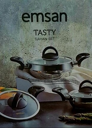 Emsan Tasty 6 Parça Çelik Sahan Seti
