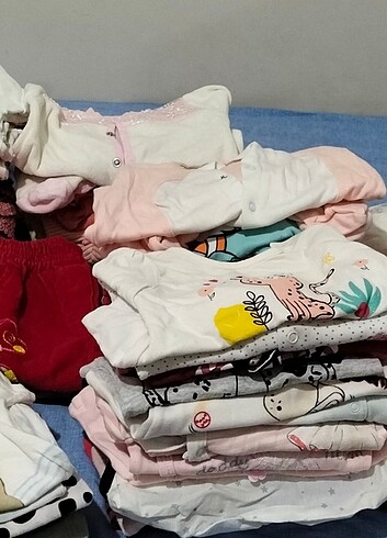 6 Ay Beden çeşitli Renk 106 adet