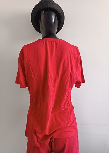 Erkek Kırmızı Renkli Kısa Kollu Şortlu  forma Takım - Görsel 4