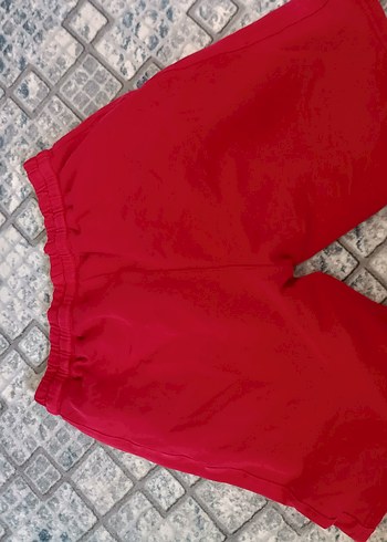 Erkek Kırmızı Renkli Kısa Kollu Şortlu  forma Takım - Görsel 5