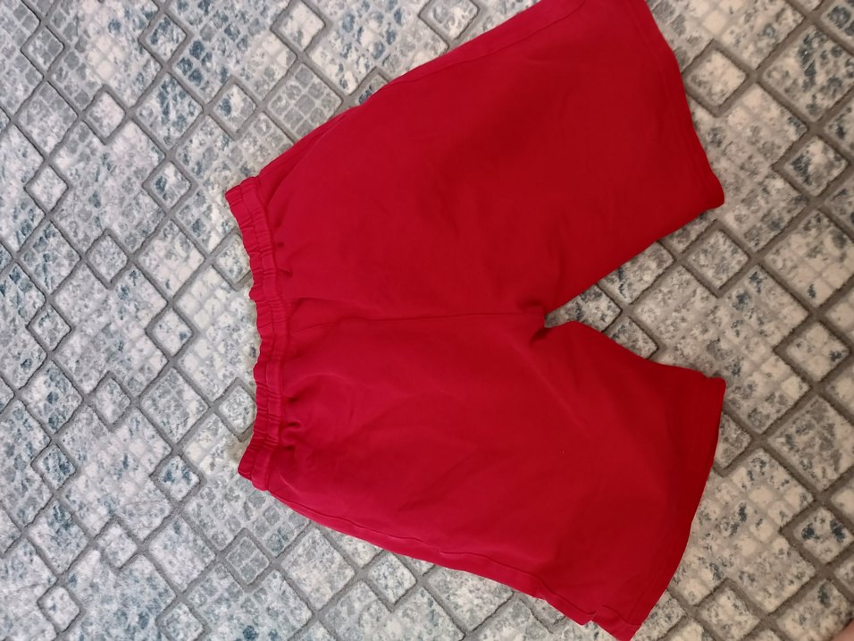 Erkek Kırmızı Renkli Kısa Kollu Şortlu  forma Takım - Görsel 5