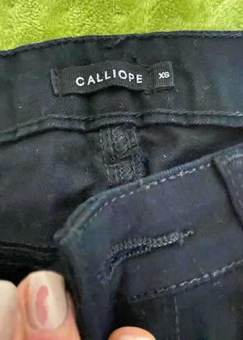 Siyah Taşlı Dar Kesim Kadın Kot Pantolon - Görsel 11