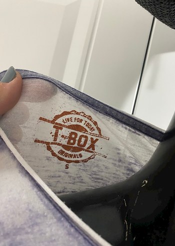 Gri Bağlama Desenli Sokak Stili Kadın Tişört S beden - Görsel 8