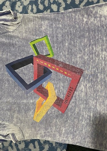 Gri Bağlama Desenli Sokak Stili Kadın Tişört S beden - Görsel 10