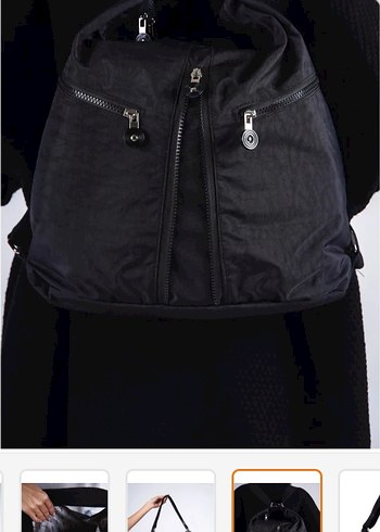 siyah solobag Omuz Çantası Fermuarlı - Görsel 10