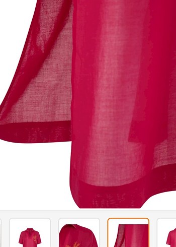 Kırmızı İpek Görünümlü Uzun Elbise - Görsel 9