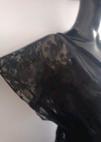 Dantel Detaylı Siyah pareo SM uyumlu - Görsel 12