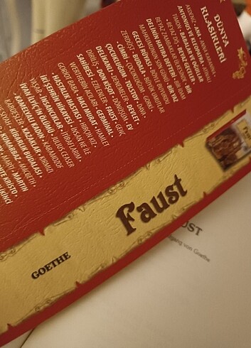 Faust gothe  dünya klasikleri  - Görsel 2