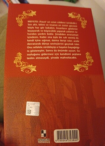 Faust gothe  dünya klasikleri  - Görsel 8