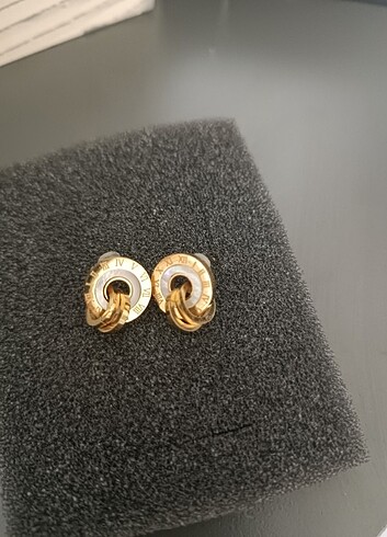 Bvlgari Bulgari çelik kupe