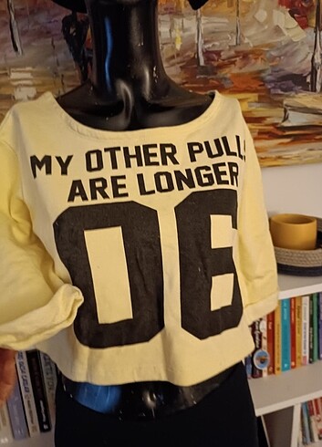 S beden .Bershka crop swett