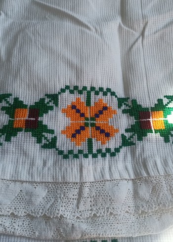 etamin işlemeli yastik - Görsel 2