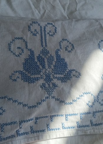 Çiçek Desenli Nakışlı Çok Renkli El İşi vitrin - Görsel 6