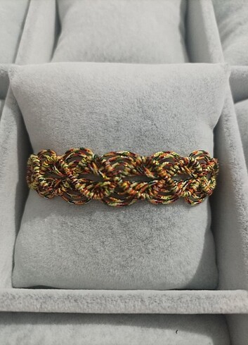 Ebru makrome bileklik - Görsel 2