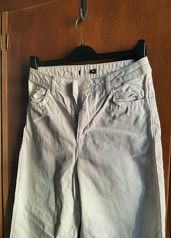 beyaz wideleg pantolon