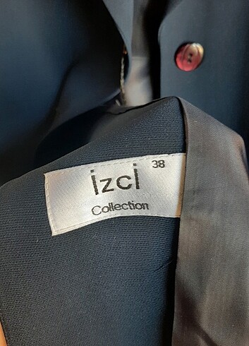 m Beden lacivert uzun ceket