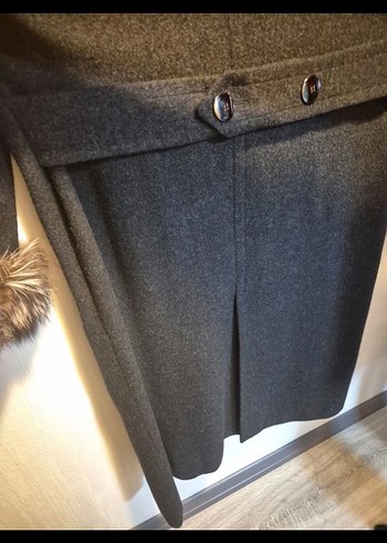 Orjinal Vakko Marka Yün Manto - Görsel 6