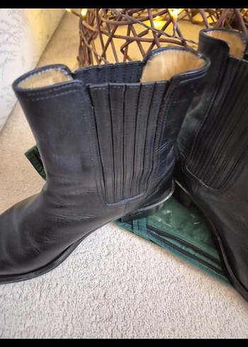 GEORGE HOGG İçi Dışı Hakiki Deri Kovboy - Görsel 5