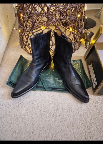 GEORGE HOGG İçi Dışı Hakiki Deri Kovboy - Görsel 3