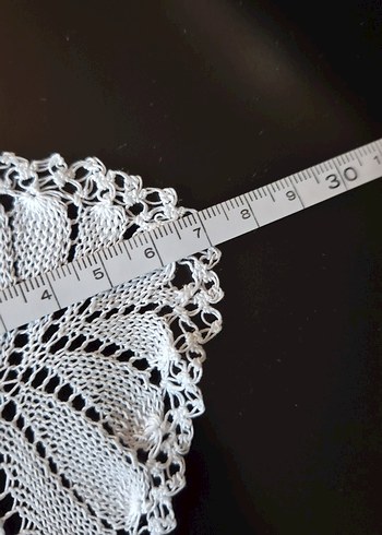 Bohem Etnik El Örgüsü Dantel Örtü - Görsel 2