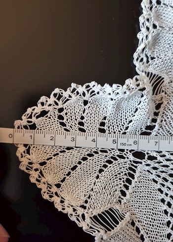 Bohem Etnik El Örgüsü Dantel Örtü - Görsel 3