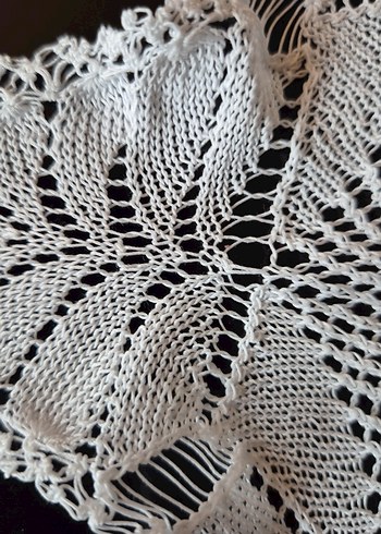 Bohem Etnik El Örgüsü Dantel Örtü - Görsel 5