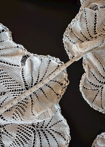 Çeyiz İşi, Pamuk İp ile Örülmüş Dantel - Görsel 3