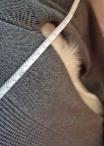 Italyan Killah Gri V Yaka Kadın Triko Elbise - Görsel 6