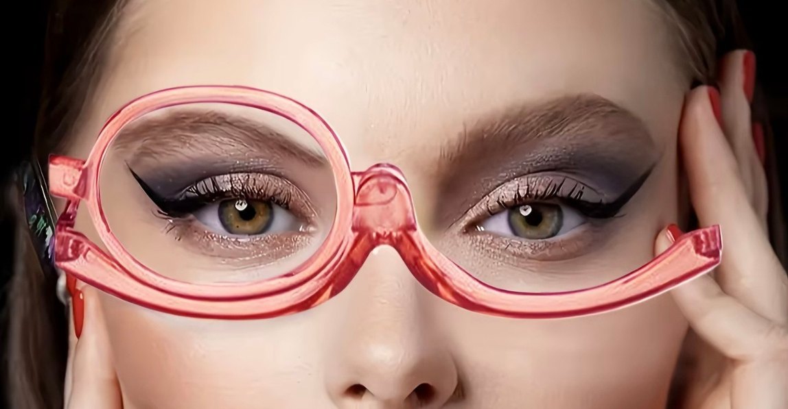 Büyüteçli Makyaj ve Okuma Gözlüğü - Görsel 3