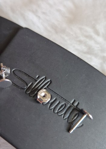 925 Ayar Gümüş Minimalist Unisex Küpe - Görsel 2