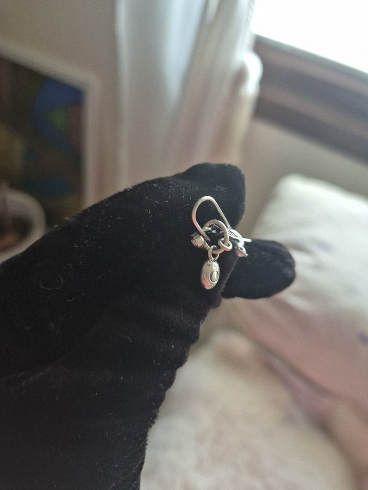 Orjinal PANDORA marka Peridot Taşlı KÜPE - Görsel 5